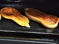オーブンで焼いたところ